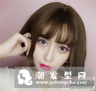 减龄甜美括号波波头短发 内扣发尾设计瘦脸效果惊人