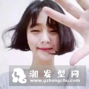 头尖的女生适合什么发型图片 挑染bobo头很帅气