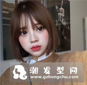 学生感短发波波头 “A字”波波更显瘦