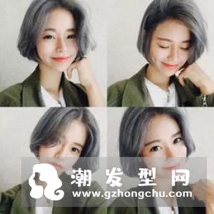 中二短发发型图片 来个奶奶白