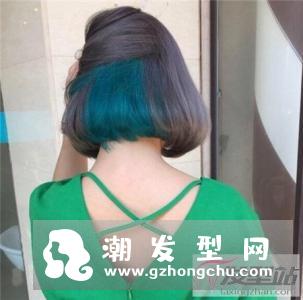 波波头最新染发 隐藏染经典时髦