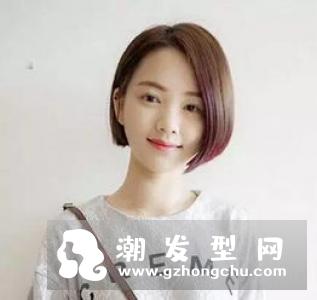 女学生短发烫发波波头 发尾制造内扣潮流显瘦少不了