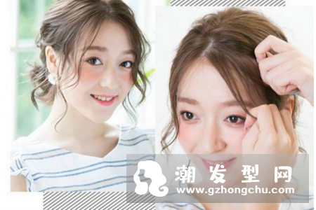 短发马尾辫的扎法 发蜡少不了