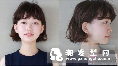 女生爆款中短发烫发发型 空气感的蓬松短发绝对适合你