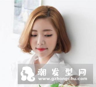 韩式波波头烫发发型 内扣外翘短发逆袭女神