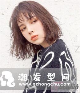 波波头流行染发 烫染bobo时髦显瘦