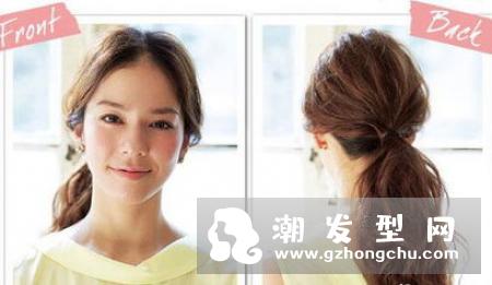 女生最减龄扎发发型 时尚少女发型就这么扎