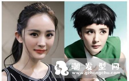 明星也爱摩卡波波头 看赵丽颖示范无刘海摩卡波波头的灵动美