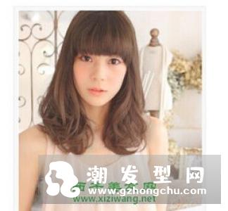 大C长刘海头发图片 和平刘海的区别