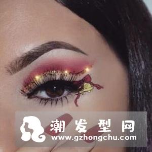 圣诞主题眉毛怎么化教程 同款图片介绍