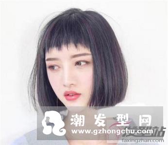 显瘦波波头短发 上窄下宽更减龄
