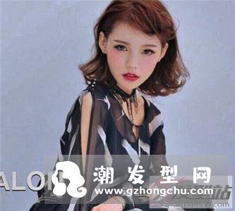 波波头流行染发 烫染bobo时髦显瘦