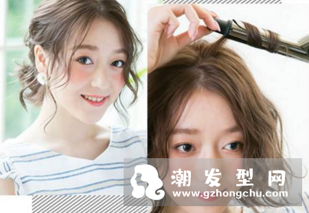 短发马尾辫的扎法 发蜡少不了