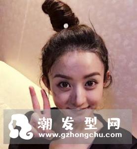 闫妮最新发型图片 反转人生上官芙蓉的半扎发