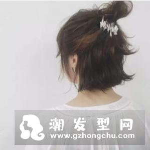 半丸子头适合什么刘海 适合什么脸型
