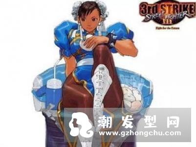 动漫女孩包子头头发图片 银魂神乐街头霸王春丽