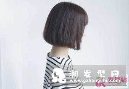 韩式波波头烫发发型 内扣外翘短发逆袭女神