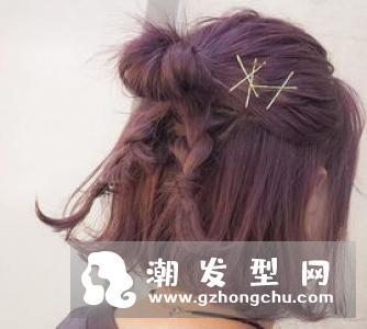 清爽甜美日系丸子头发型 女生扎发教程福利大放送