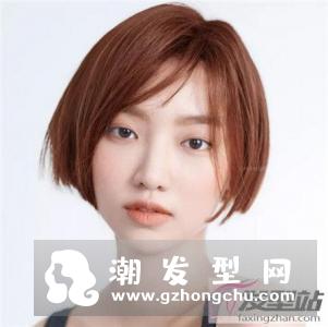 短发无刘海波波设计 花样风格波波头塑造v型脸
