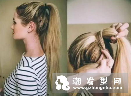 圆球泡泡辫子怎么扎 马尾辫是必须的