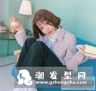 A字减龄波波头 上窄下宽显瘦短发
