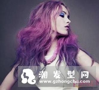 发尾渐变色头发图片 红色好经典