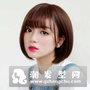 短发直发波波头发型 甜美动人潮味十足
