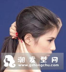 毛束感烫发图片 适合头小的人