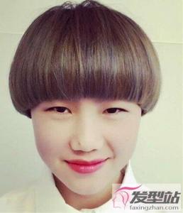 女生西瓜头短发 洋气瘦脸像小清新