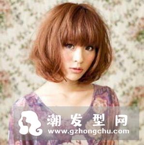 短发无刘海波波设计 花样风格波波头塑造v型脸