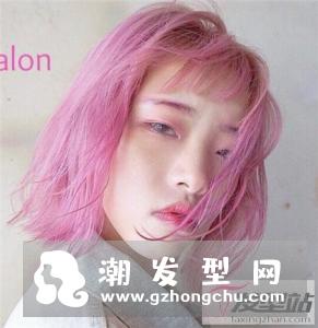 波波头流行染发 烫染bobo时髦显瘦