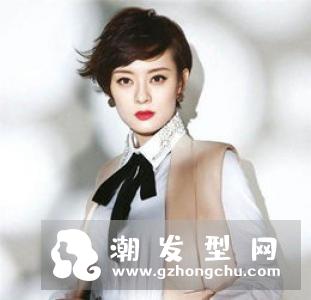 鸡腿头小龙女发型图片 Angelababy美还是陈妍希