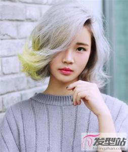 波波头烫染设计 全白染vs全头染