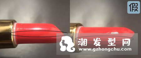 露华浓口红真假对比图 从盖子的松紧程度可以判断