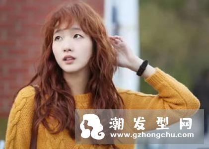 糖葫芦马尾扎法发型图片 来一个金橙色发色