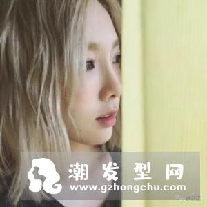 波波头染发颜色大全　白金奶奶灰雾霾蓝
