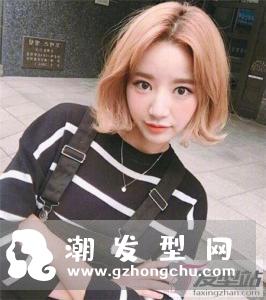 A字减龄波波头 上窄下宽显瘦短发