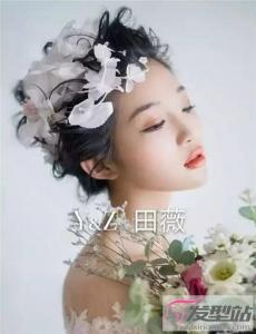 森系抽丝新娘发型 甜美迷人走红朋友圈