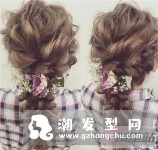 鲜花新娘发型图片 浪漫优雅一见倾城