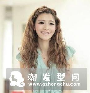 长发麦穗烫全头烫发型 微卷烫发形似麦穗太好看了