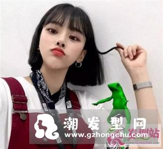 韩系盖耳短发 乖巧减龄显嫩