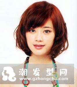 眉上短刘海波波头 肉肉脸瘦脸专属