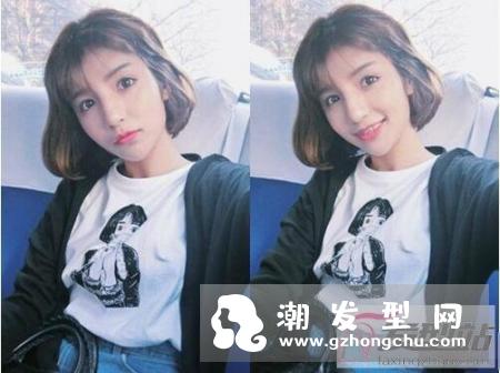 发尾内扣式波波头短发 让短发充满灵动和时尚感