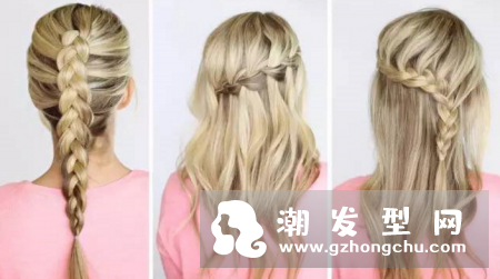 脸大怎么扎头发瘦脸 海滩式发髻来袭