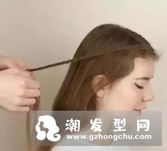 清新淑女半编发 手残党也能快速编