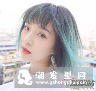 波波头流行染发 烫染bobo时髦显瘦