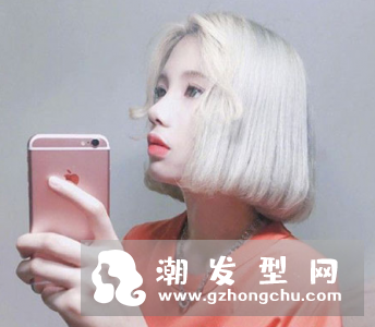 女生短发颜色大全图片 亚麻色浅棕色不错