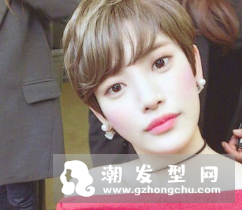 女生短发颜色大全图片 亚麻色浅棕色不错