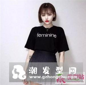 韩系盖耳短发 乖巧减龄显嫩