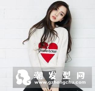 唐嫣二八分发型图片 配裙子很女神